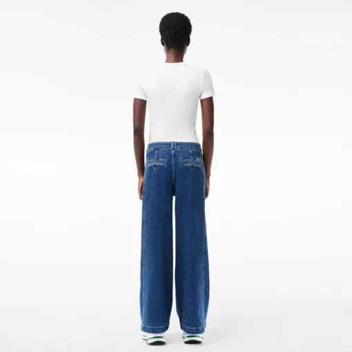 Lacoste Trousers & Shorts-Women'S Stretch Denim Jeans