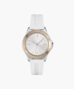 Lacoste Watches-Women'S Swing 3 Hands White Silicone Watch