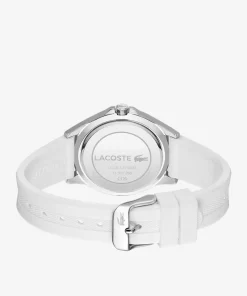 Lacoste Watches-Women'S Swing 3 Hands White Silicone Watch