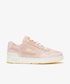 Lacoste Sneakers-Women'S T-Clip Leather Gum Sole Trainers