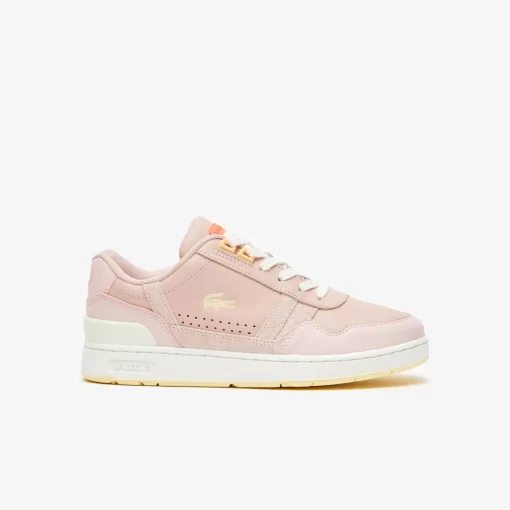 Lacoste Sneakers-Women'S T-Clip Leather Gum Sole Trainers