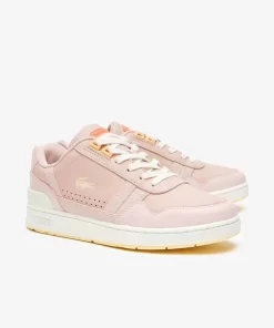 Lacoste Sneakers-Women'S T-Clip Leather Gum Sole Trainers