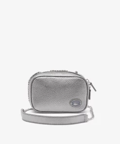 Lacoste Cross Body-Women'S Top Grain Leather Square Shoulder Bag