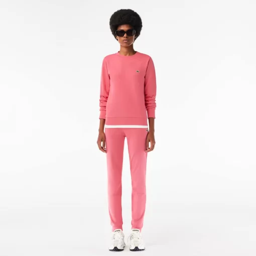 Lacoste Tracksuits-Women'S Unbrushed Fleece Jogger Sweatshirt