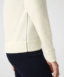 Lacoste Knitwear-Women'S V-Neck Sweater