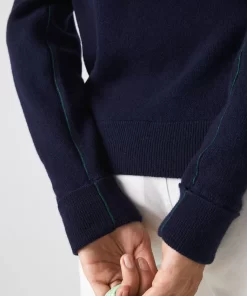 Lacoste Knitwear-Women'S V-Neck Sweater