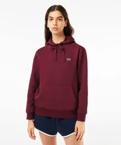 Lacoste Sweatshirts-Women'S Loose Fit Cotton Blend Jogger Hoodie