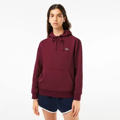 Lacoste Sweatshirts-Women'S Loose Fit Cotton Blend Jogger Hoodie