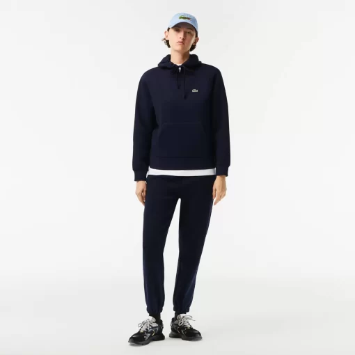 Lacoste Sweatshirts-Women'S Loose Fit Cotton Blend Jogger Hoodie