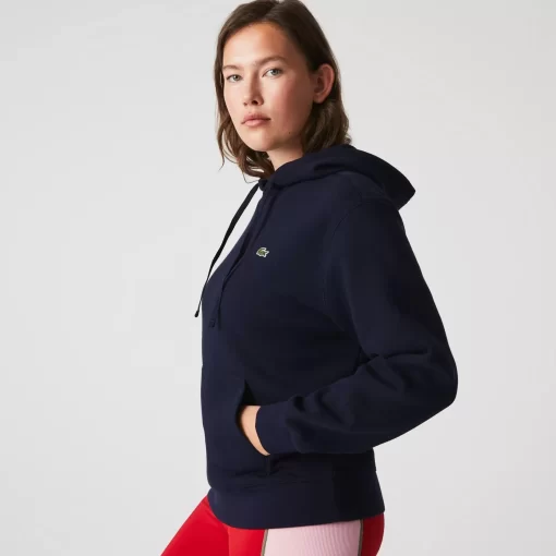 Lacoste Sweatshirts-Women'S Loose Fit Cotton Blend Jogger Hoodie