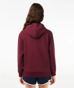 Lacoste Sweatshirts-Women'S Loose Fit Cotton Blend Jogger Hoodie