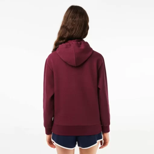 Lacoste Sweatshirts-Women'S Loose Fit Cotton Blend Jogger Hoodie