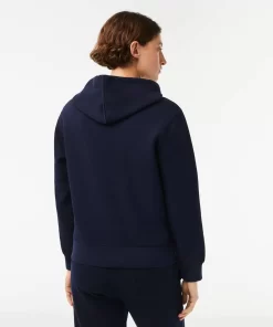 Lacoste Sweatshirts-Women'S Loose Fit Cotton Blend Jogger Hoodie