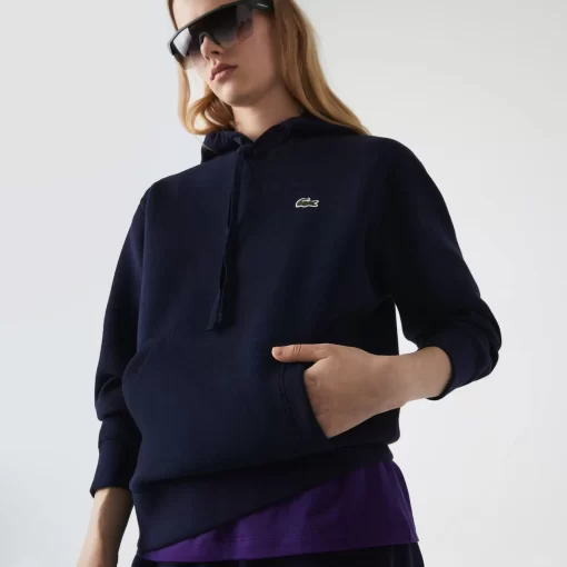 Lacoste Sweatshirts-Women'S Loose Fit Cotton Blend Jogger Hoodie