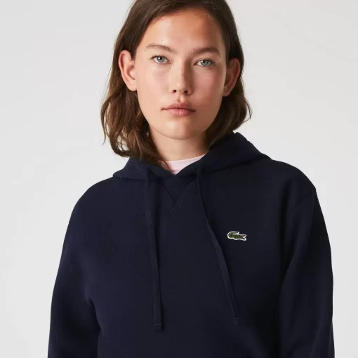 Lacoste Sweatshirts-Women'S Loose Fit Cotton Blend Jogger Hoodie