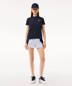 Lacoste Fitness & Training-Women'S Organic Cotton Ultra-Dry Jersey T-Shirt