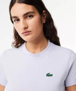 Lacoste Fitness & Training-Women'S Organic Cotton Ultra-Dry Jersey T-Shirt