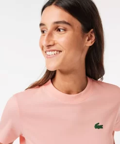 Lacoste Sport Clothing-Women'S Organic Cotton Ultra-Dry Jersey T-Shirt