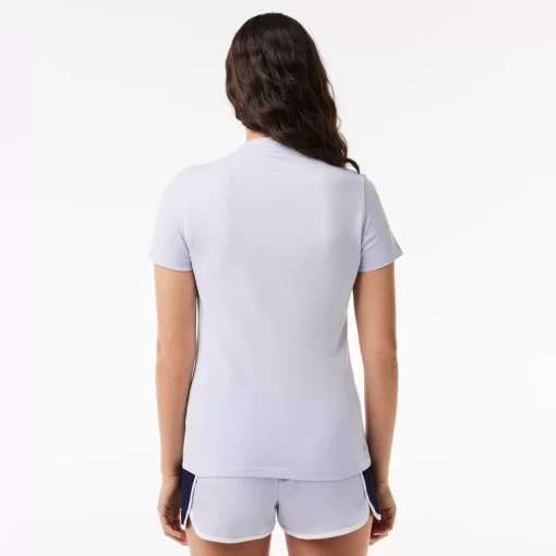 Lacoste Fitness & Training-Women'S Organic Cotton Ultra-Dry Jersey T-Shirt