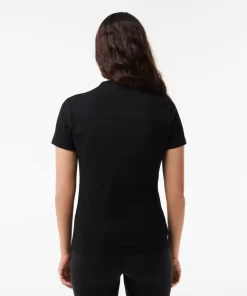 Lacoste Fitness & Training-Women'S Organic Cotton Ultra-Dry Jersey T-Shirt