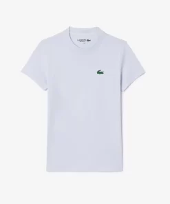 Lacoste Fitness & Training-Women'S Organic Cotton Ultra-Dry Jersey T-Shirt