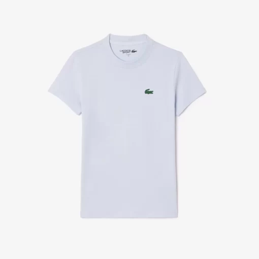 Lacoste Fitness & Training-Women'S Organic Cotton Ultra-Dry Jersey T-Shirt