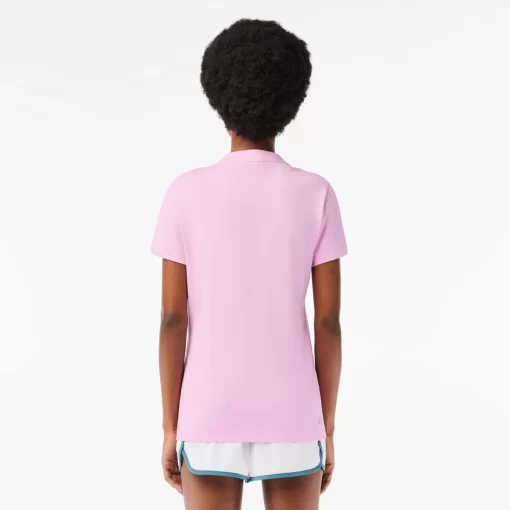 Lacoste Fitness & Training-Women'S Organic Cotton Ultra-Dry Jersey T-Shirt