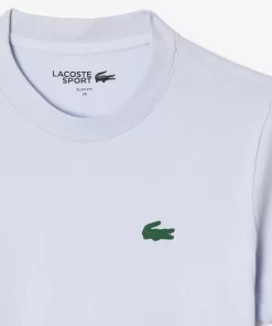 Lacoste Fitness & Training-Women'S Organic Cotton Ultra-Dry Jersey T-Shirt