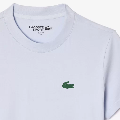 Lacoste Fitness & Training-Women'S Organic Cotton Ultra-Dry Jersey T-Shirt