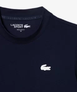 Lacoste Fitness & Training-Women'S Organic Cotton Ultra-Dry Jersey T-Shirt