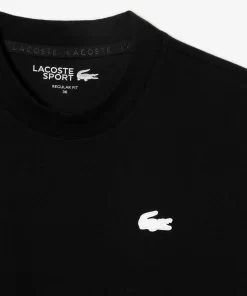 Lacoste Fitness & Training-Women'S Organic Cotton Ultra-Dry Jersey T-Shirt