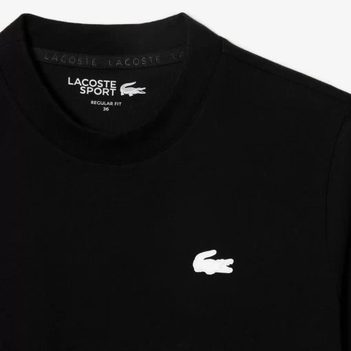 Lacoste Fitness & Training-Women'S Organic Cotton Ultra-Dry Jersey T-Shirt