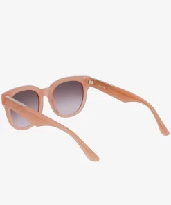 Lacoste Sunglasses-Women'S Oval Acetate Croco Skin Sunglasses