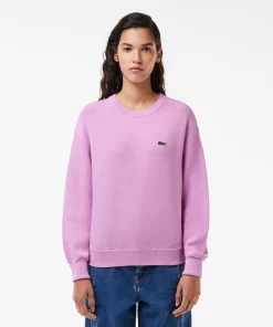 Lacoste Knitwear-Women'S Round Neck Organic Cotton Sweater