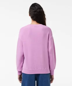 Lacoste Knitwear-Women'S Round Neck Organic Cotton Sweater