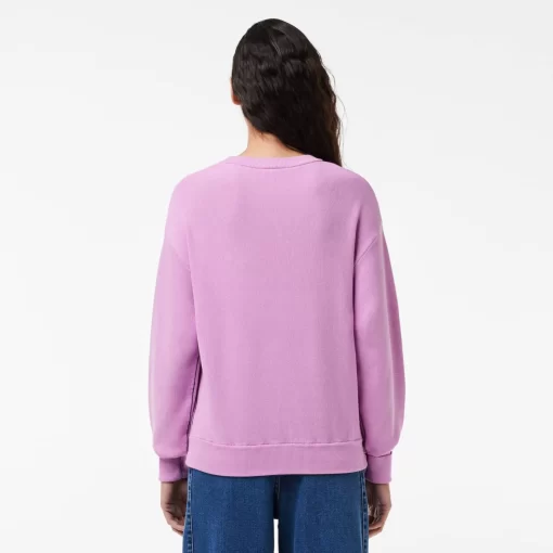 Lacoste Knitwear-Women'S Round Neck Organic Cotton Sweater