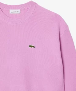 Lacoste Knitwear-Women'S Round Neck Organic Cotton Sweater