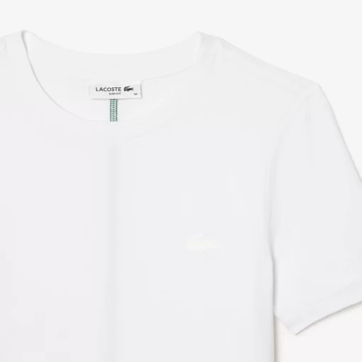 Lacoste T-Shirts-Women'S Slim Fit Crew Neck Cotton Blend T-Shirt