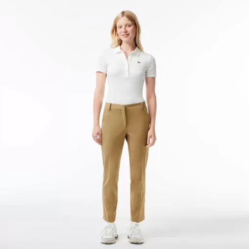 Lacoste Trousers & Shorts-Women'S Slim Fit Stretch Cotton Chinos