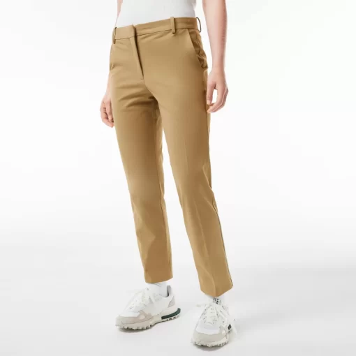 Lacoste Trousers & Shorts-Women'S Slim Fit Stretch Cotton Chinos