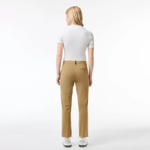 Lacoste Trousers & Shorts-Women'S Slim Fit Stretch Cotton Chinos