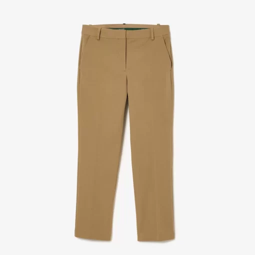 Lacoste Trousers & Shorts-Women'S Slim Fit Stretch Cotton Chinos