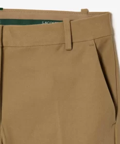 Lacoste Trousers & Shorts-Women'S Slim Fit Stretch Cotton Chinos