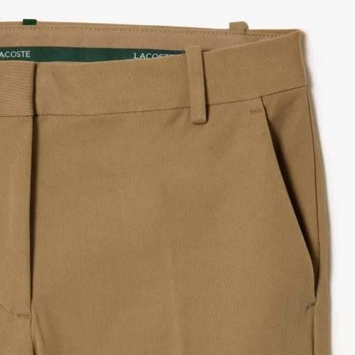 Lacoste Trousers & Shorts-Women'S Slim Fit Stretch Cotton Chinos