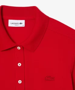 Lacoste Polo Shirts-Women'S Slim Fit Stretch Pique Polo Shirt