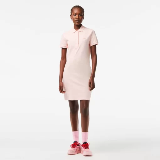 Lacoste Dresses & Skirts-Women'S Stretch Cotton Pique Polo Dress