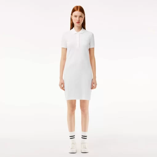 Lacoste Dresses & Skirts-Women'S Stretch Cotton Pique Polo Dress