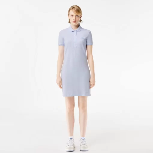 Lacoste Dresses & Skirts-Women'S Stretch Cotton Pique Polo Dress