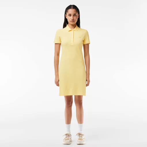 Lacoste Dresses & Skirts-Women'S Stretch Cotton Pique Polo Dress