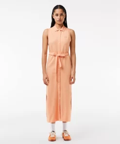 Lacoste Dresses & Skirts-Women'S Stretch Cotton Pique Polo Dress